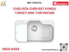 Chậu rửa chén bát 1 hố phong cách Nhật bề mặt mịn Tari 9051SM